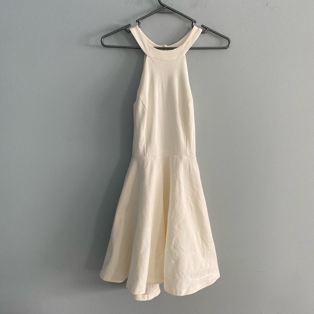 Lulus Delightful Surprise Ivory Skater Dress - Picture 2 of 11